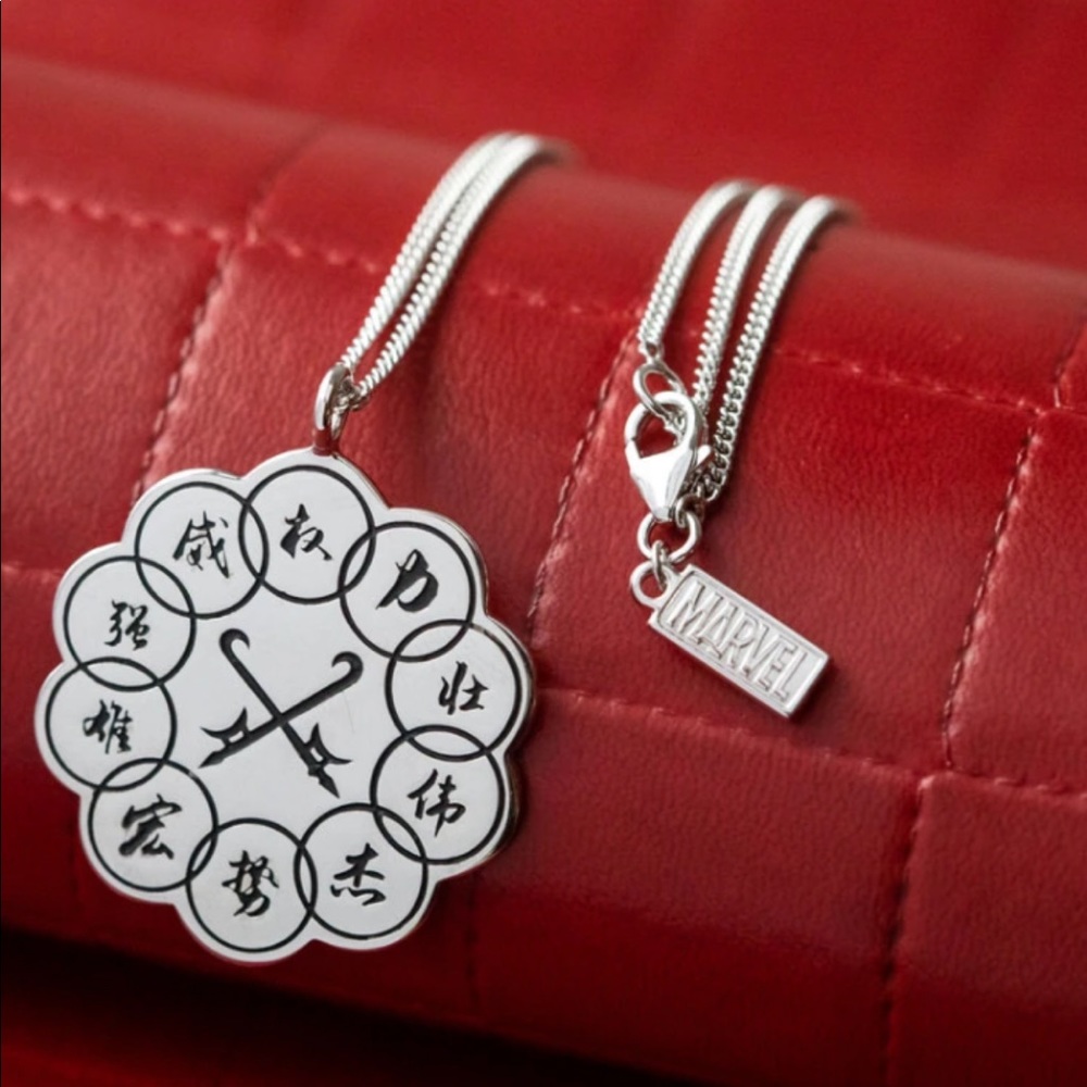 Marvel X RockLove Shang-Chi The Ten Rings Insignia Necklace